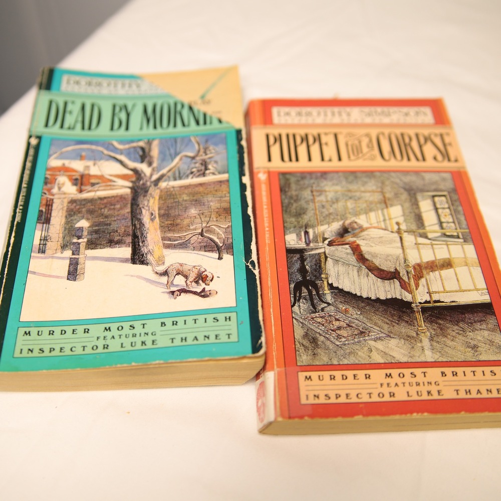 Dorothy Simpson Luke Thanet Mystery Book Lot Dead by Morning Puppet for a Corpse